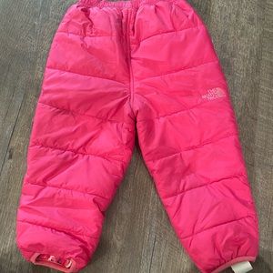 Reversible north face snow pants
